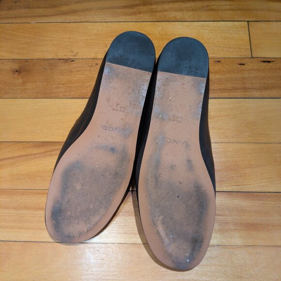 Theory Black Soft Leather Demi Loafers - Picture 5 of 8